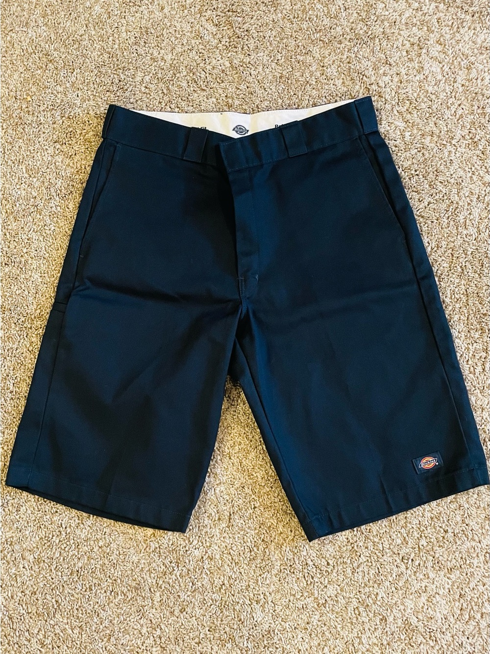 Dickies Men's Black Flat Front Work Shorts